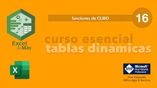 16. Funciones de CUBO | Curso Esencial de Tablas Dinámicas