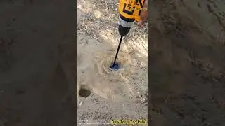 earth auger bit attech cordless drill deep holes with ease कृषि कार्य हेतु वरदानboon for agriculture