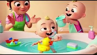 Bath Time with Duck 🛁🦆 Duck Rhymes for Kids | Cocomelon Style Cartoon