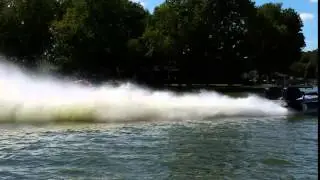 Talon 22 twin Mercury 335 hp each no 3 Todd Lamb Spectre Powerboats driving