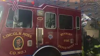 Keyport fire department 22-73 on scene of kitchen fire