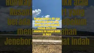 RunWay Bandara IKN atau Nusantara AirPort yang berada di jalan sebelum menuju kelurahan Jenebora