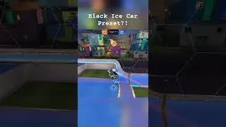 Black Ice Car Preset Hits Different #rocketleague