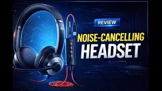Review - JIAMQISHI USB Headset with Mic for PC, On-Ear Computer Laptop Headphones with No