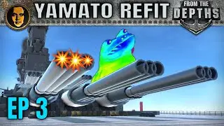 Fixing the CRAM Cannons (and stripping it) - From the Depths: Ultra Battleship Yamato Refit EP3