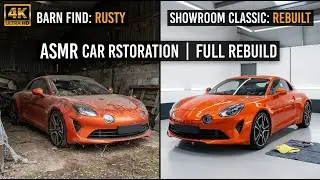 ASMR Car Restoration 2025 Alpine A110 R Ultime Orange Barn Find Full Rebuild From Rusty to Showroom