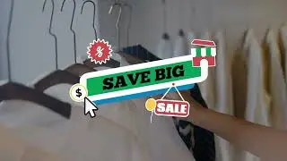 Save Big Sale Titles Constructor | Animated Promo Stickers & Badges