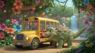 Dinosaur Bus Ride Song for Kids | Nursery Rhymes, Dinosaurs, Baby Songs Fun 🦕🚌