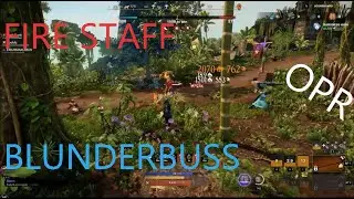 New World PVP - Fire Staff | Blunderbuss (Opr & Build)