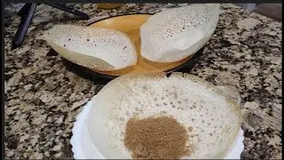 Appam from leftover Dosa or Idli batter  (2022)