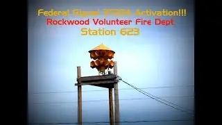 Federal Signal 3T22A & Darley 3V8 Fire Siren Activation: Rockwood VFD Station 623 [DETAILS IN DESC]