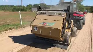 Riding arena maintenance | Cherrington 440 XL | BeachTech beach cleaner