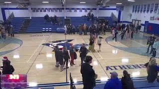 Athens High School vs Prentice High School Boys Varsity Basketball