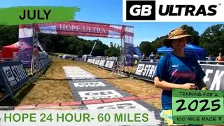 Hope trail ultra 24 hours |60 miles| July 2025| training for 100 miles
