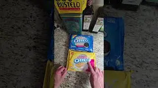 Golden Double Stuff Vs. Birthday Cake Oreo ASMR II #asmr #oreo