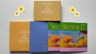 ♡Unboxing Seventeen 세븐틴 4th Album Repackage Sector 17 (New Beginning, New Heights, Compact & Kihno)♡
