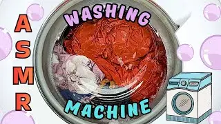 🫧 ASMR Washing Machine Sounds 🫧 Deep Laundry Therapy | Bedding & Clothes Washing