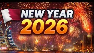 New Year Celebration in Qatar 2026 | New Year Fireworks 2026 | First Vlog Of 2026