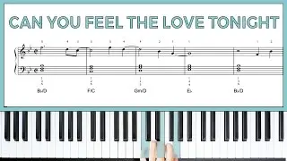 Как играть «Can You Feel The Love Tonight» Элтона Джона на пианино — Playground Sessions