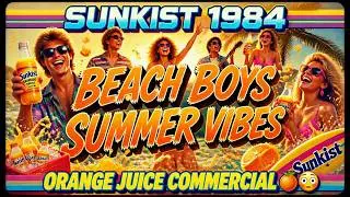 🍊☀️1984 Sunkist Orange Juice Ad: 