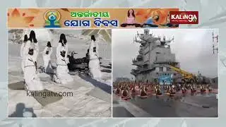 Indian Army personnel perform Yoga in icy heights on northern frontier on International Day of Yoga