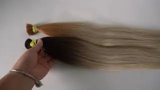 Ombre color super double drawn hair all color hair extension