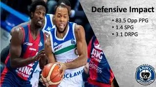Chris Dowe - Anwil (Poland) Basketball Champions League Highlights 2019-2020