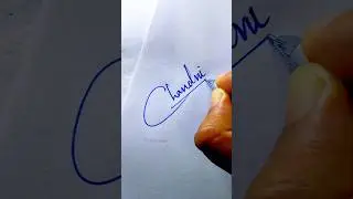 How to sign Chandni ❤️ Name ? #shorts