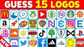 😎 Guess the Logo Quiz (Part 1) |Can You Guess 15 Famous Logos? 🤔#quiz #brand #logo #india #challange
