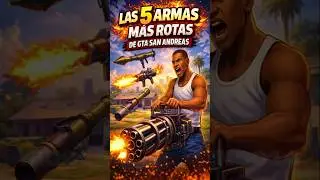 🔥😲 Las 5 ARMAS mas ROTAS de GTA SAN ANDREAS!! 🔥😲 #gta #gtaroleplay  #gta5 #gtasanandreas #gtav