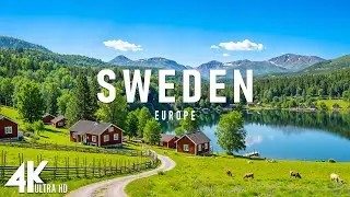 Sweden 4K - Lake Districts, Coastal Roads & Timeless Serenity | Relaxing Music