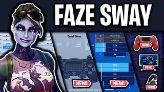 FaZe Sway's NEW Fortnite Settings, Controller Binds & Setup (SEASON 10)