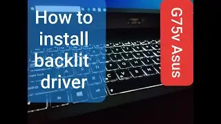 Laptop Keyboard backlit, light not working ? solution !  Asus laptop g75vw/vx, g74sx, g750j, g73j