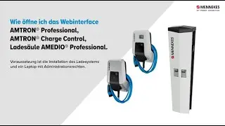 Webinterface für MENNEKES Ladestationen Charge Control und Professional öffnen