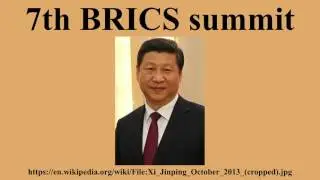 7th BRICS summit