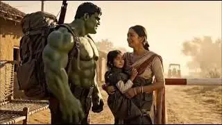 Halk desh ki seva krne. Aapni biwi ko chhod kr #halk #sorts #cartoon .