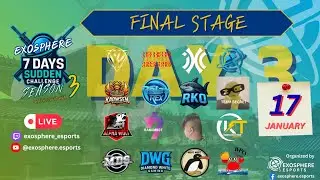 🔴LIVE สด!!! EXOSPHERE PUBG SEVENDAYS SUDDEN CHALLENGE Season 3 | FINAL STAGE DAY 3