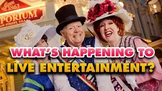 Is Disney trying to END live Entertainment in the parks?