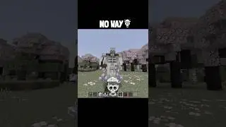 Turning Skeleton Into Giant Skeleton 🤯😱 #minecraft #gaming #shorts