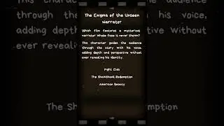 Ultimate Film Trivia Challenge: The Enigma of the Unseen Narrator #cinemachallenge #filmtrivia