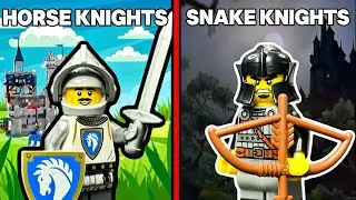 Лучший способ собрать армии конных и змеиных рыцарей из LEGO! (Руководство по выбору деталей)