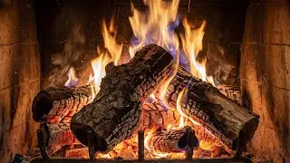 🔥 Fireplace Classic 4K. Cozy Fire with Crackling Fireplace Sounds. Fireplace 4K UHD
