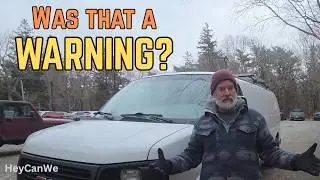 Нам не рады на нашем месте для стоянки в глуши! Постепенно приближаюсь к своей цели.