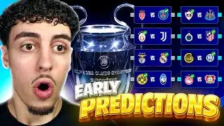 My *EARLY* Champions League KNOCKOUT STAGE Predictions!