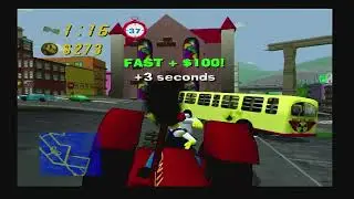 The Simpsons Road Rage Downtown as Groundskeeper Willie