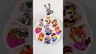 Zootopia 2 (Part 40) #Zootopia 2 #colormixing#satisfying#mixcolors#art #zootopia#animals#relaxing