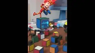 На Файера напала механическая рука #cartoon #animation #фиксики #кубикрубик