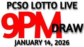 Lotto Result Today 9pm Draw January 14, 2026 Swertres Ez2 PCSO LIVE