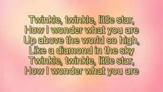 Karaoke Twinkle Twinkle Little Star - with melody ( karaoke )