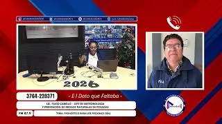 LIC. FAVIO CABELLO – JEFE DE METEOROLOGÍA Y PREVENCIÓN DE RIESGOS NATURALES DE POSADAS